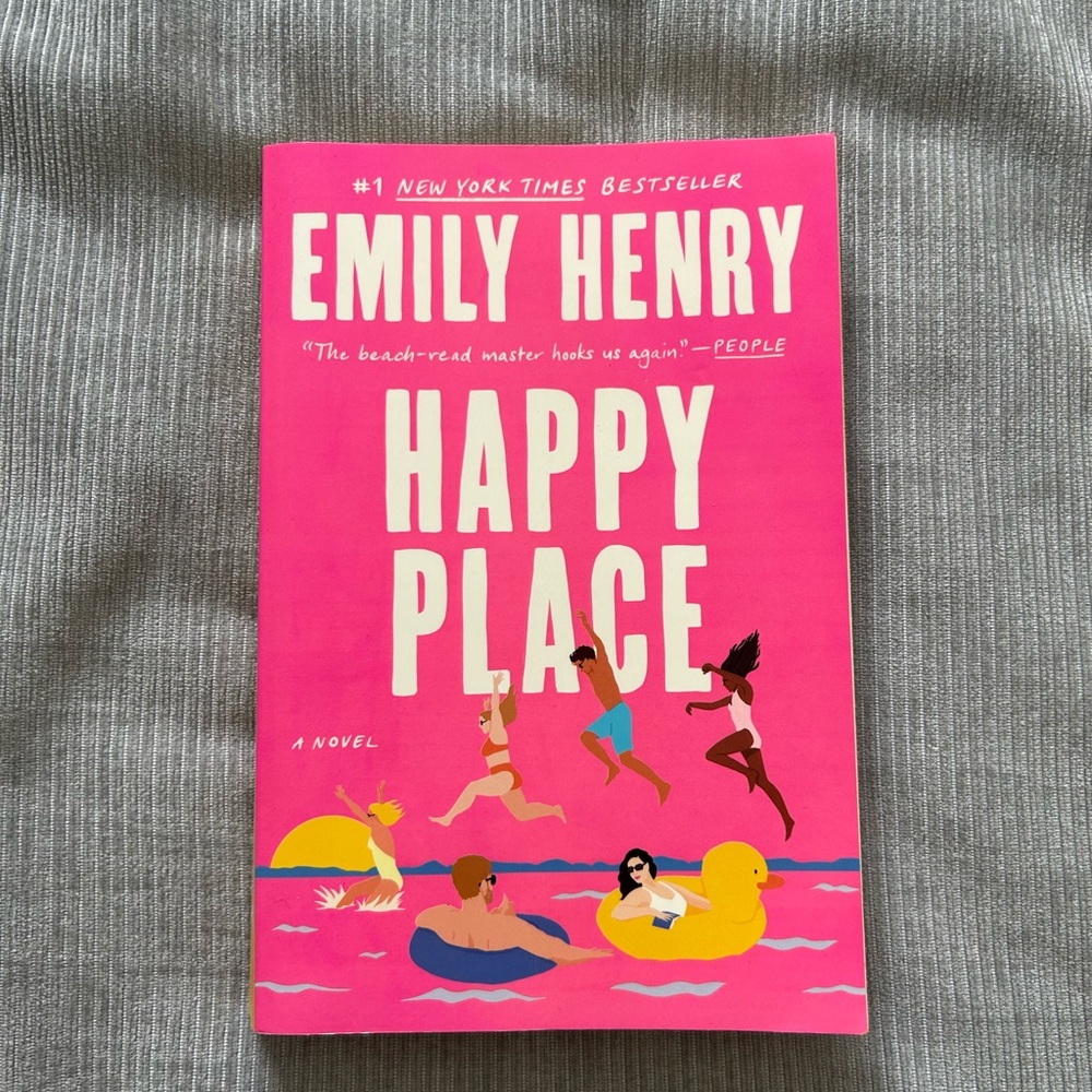 Happy Place by Emily Henry - Pink Cover